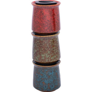 Fujima Ceramic Glazed Stash Jars 6Ct. 3In