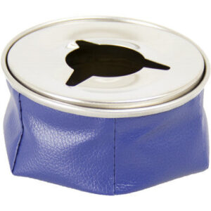 Fujima Bean Bag Ashtray (pu Leather) Blue Color