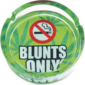 Fujima Blunts Only Glass Ashtray 6.25"