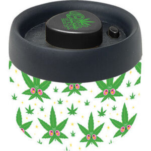 Fujima Weed Leaf Stoned Face Ultra Dank Tank Vacuum Jar 4.25In