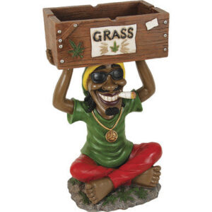 Fujima Large Jamaican Man Ashtray 18"