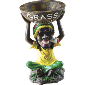 Fujima Large Jamaican Man Ashtray 17"