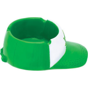 Fujima Green Leaf Snapback Hat Ashtray 6.5in