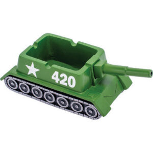 Fujima Green 420 Tank Ashtray 7.5
