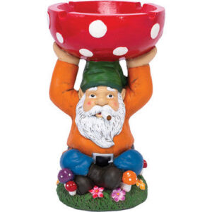 Fujima Jumbo Gnome Mushroom Ashtray 18in