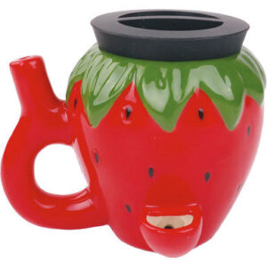 Fujima Pipe Jar - Red Strawberry 3.9In