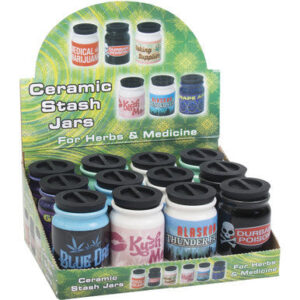 Fujima Asst Small Stash Jars 12Ct. 3Oz