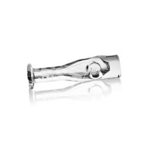Eg Glass ESH2534 Baseball Bat Style Clear Glass Hand Pipe 5 Inches