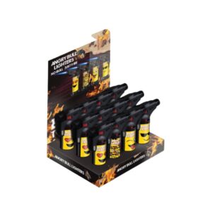 Angry Bull Lighters - Emoji Torch Display Box (12 pack)