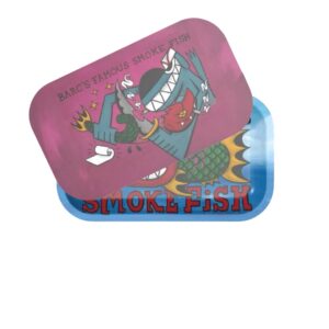 ZZZ's Rolling Tray with Magnetic Cover (7x11) - Smoke Fish by BARC