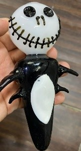 Regal Glass - 5” Scary Ghost Hand Pipe