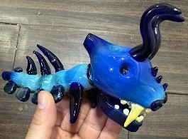 Regal Glass - 6” Skeleton Hand Pipe