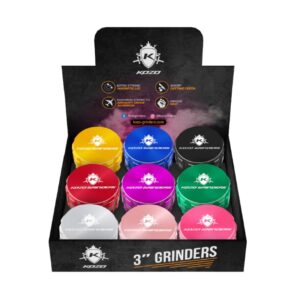 Kozo Grinder 3" - Display of 9