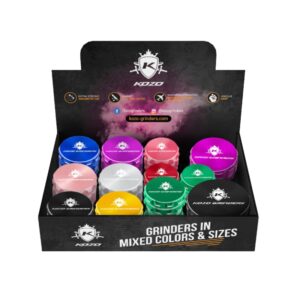 Kozo Mixed Grinders - Display of 12