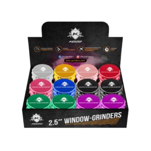 Kozo Grinder 2.5" Window - Display of 12