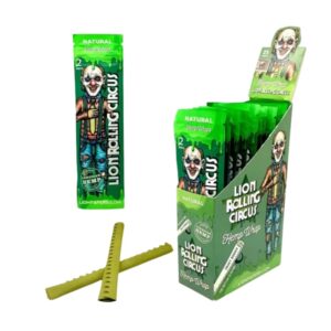 Lion Rolling Circus - Hemp Wraps Natural Flavor | 25 pouches per box