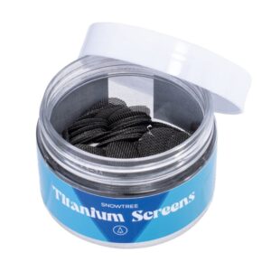 SnowTree Pure Titanium Mesh Screens | Jar of 100