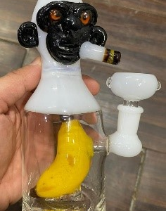 Regal Glass - 6” Smoking Gorilla Rig With Banana Perc