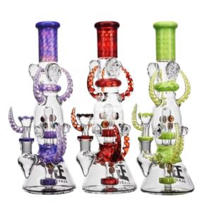 EG Glass - EG-100 Sandblasted Horn Monster Bong 11"