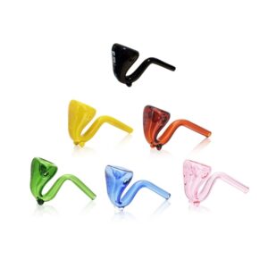 EG Glass - ESH23272A Bent Sherlock Hand Pipe 4.9"