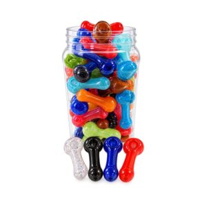 Regal Glass - Assorted Hand Pipes | Jar of 48