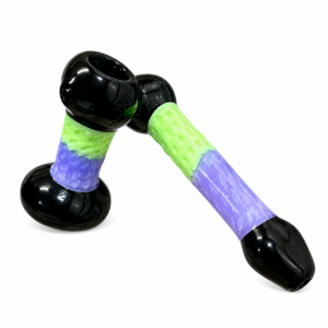 Regal Glass - Double Slime Color Honeycomb Sidecar Bubbler (120gms)